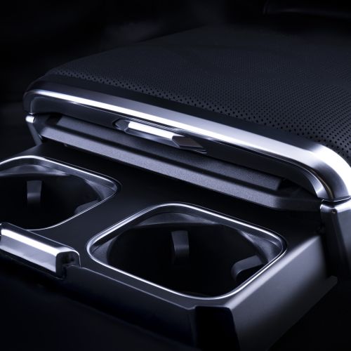 Armrest with cupholder